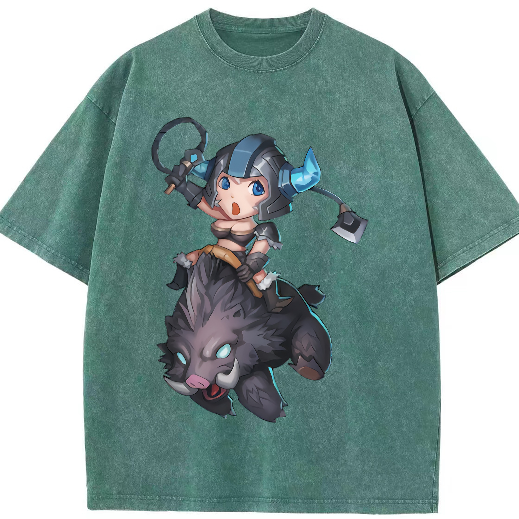 （画像用） リーグ・オブ・レジェンド League of Legends LOL 綿100% ヴィンテージ風 半袖Tシャツ（フロントプリント）